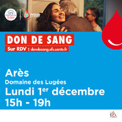Collecte de sang Arès